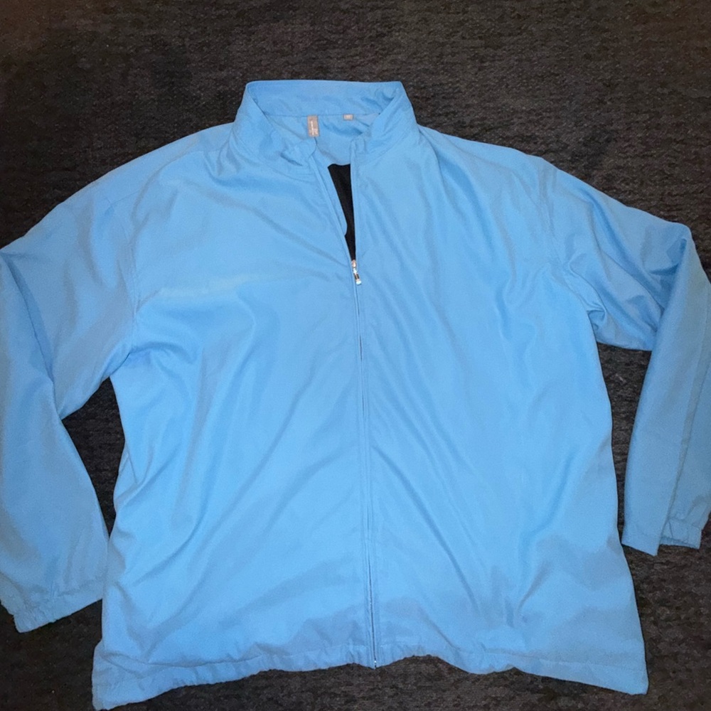Ashworth Golf  4XL Light Blue Full-Zip Jacket VINTAGE hard to find size